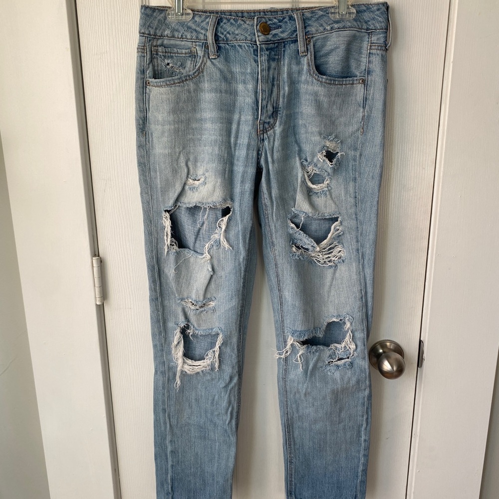 American Eagle Boyfriend Ripped Jeans - Picture 2 of 6
